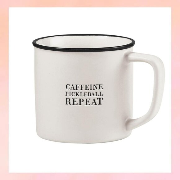 SB Design Studio Coffee Mug - Caffeine Pickleball - Picture 1 of 1